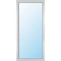Uw 0,9 W/m2k Terassentür Pvc, 3-fach Isolierglas, Weiss/weiss, 1-flügelig, Dreh/kipp, 110 X 210 Cm, Din Links
