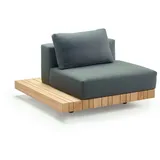 Solpuri Plateau L-Modul Sitz/Rücken - Seitentisch inkl. Polster Teak