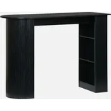 sweeek Bar-Tisch 120 x 55 x 100 cm Schwarz