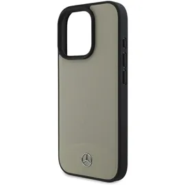 Mercedes-Benz iPhone 16 Pro Max MagSafe Hülle strukturiertes Leder beige