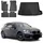 Omac Fußmatten & Kofferraumwanne Set kompatibel mit BMW 1er F40 2019-2024 Gummi TPE Schwarz 5X