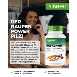 Vit4ever Cordyceps Intenso Kapseln 180 St.