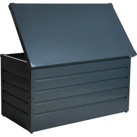 Estexo Metall Auflagenbox Kissenbox Gartentruhe Gartenbox Aufbewahrungsbox Anthrazit