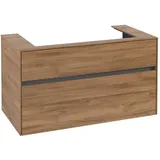 Villeroy & Boch Collaro Waschbeckenunterschrank 100 x 55 cm Kansas Oak