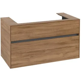 Villeroy & Boch Collaro Waschbeckenunterschrank 100 x 55 cm Kansas Oak