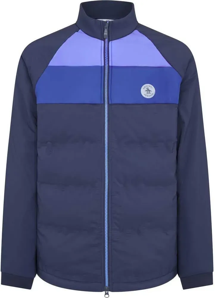 Penguin Insulated Full Zip Mixed Media Herrengolfjacke Navy - XL
