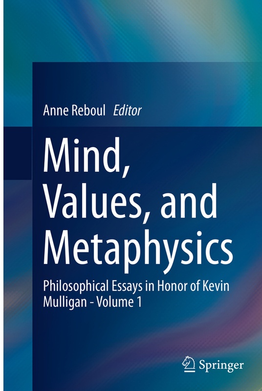 Mind  Values  And Metaphysics  Kartoniert (TB)