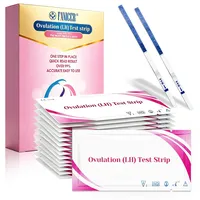 50 Stück Ovulation Test Streifen, Ovaluationstests Streifen, Frauen Eisprung Test, Zuverlässige Früherkennung, 25 miu/ml Sensitive, Schnelle und Leicht Abzulesen Ergebnisse