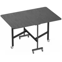 Homcom Küchentisch 80 x 73 x 120 cm schwarz