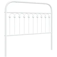 VidaXL Kopfteil Metall Weiß 107 cm