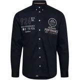 FQ1924 Langarmhemd Blau M
