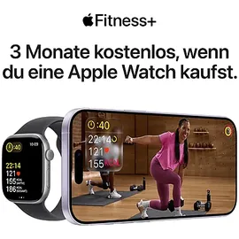 Apple Watch Ultra 3 GPS + Cellular 49 mm Titangehäuse Natur Alpine Loop Hellblau M