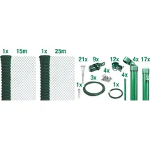GAH Alberts Maschendrahtzaun 40 m x 125 cm Grün/Stahl