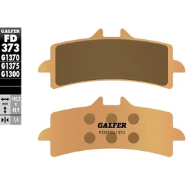 GALFER Fd373-g1370 Bremsbeläge - Copper - One Size