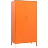 vidaXL Evsegniia Kleiderschrank 90x50x180 cm orange
