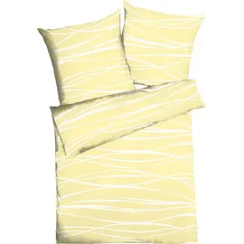 KAEPPEL Motion Mako-Satin gelb 135 x 200 cm + 80 x 80 cm