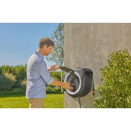 Gardena PowerRoll Akku-Schlauchbox XXL weiß inkl. Akku + Ladegerät 18647-20