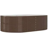 vidaXL Hochbeet 212 x 140 x 68 cm Braun