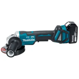 Makita DGA518RTJU inkl. 2 x 5,0 Ah + Makpac Gr. 3