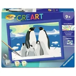 Ravensburger Malen nachh Zahlen Pinguin-Familie