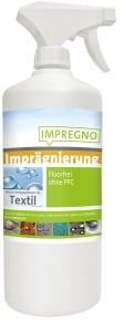 IMPREGNO Textil Imprägnierung, Fluorfreies Hydrophobiermittel für Textilien aller Art, 1000 ml - Sprühflasche