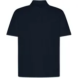 Bugatti Poloshirt BUGATTI, Herren, Gr. L, schwarz (390, marine), 50% Baumwolle, 50% Polyester, unifarben, normal, ohne Ausschnitt, Shirts, Modern Fit aus einem Baumwollmix
