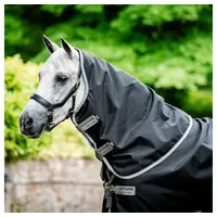 Horseware Amigo Bravo12 1200D 0g Hood Halsteil black/titanium gray,