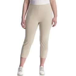 7/8-Hose KJBRAND "Susie Sensitiv 7/8", Damen, Gr. 44, N-Gr, beige, Web, Obermaterial: 72% Elasthan, 28% Polyamid, klassisch, bequem 7/8-Länge, Hosen, mit hohem Elasthan-Anteil