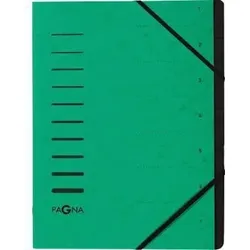 Pagna Ordnungsmappe 40058-03 7Fächer Pressspan gn