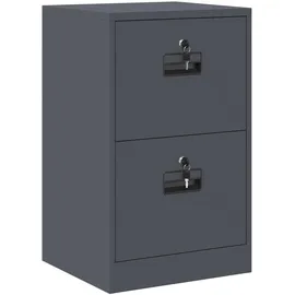 vidaXL Aktenschrank 44 x 50 x 106,5 cm Anthrazit