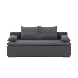 smart Schlafsofa  Leonie ¦ grau ¦ Maße (cm): B: 198 H: 92 T: 90