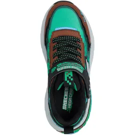 SKECHERS Mega-Craft 4K Kinder Braun/Grau/Grün/Schwarz 30