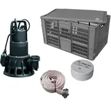EWUAQUA iFlut Anti-Flut Set Hochwasserpumpe 10202 Tauchmotorpumpe, 8 cbm/h, 15m C-Schlauch