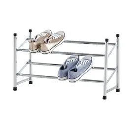 Möbel Kraft Schuhregal 115 x 35 x 23 cm silber