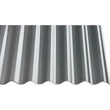 guttagliss Profilplatte Sinus Wabe 76/18 400 x 104,5 cm graphit