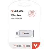 Verbatim Plectra USB-C Flash Drive 128GB weiß