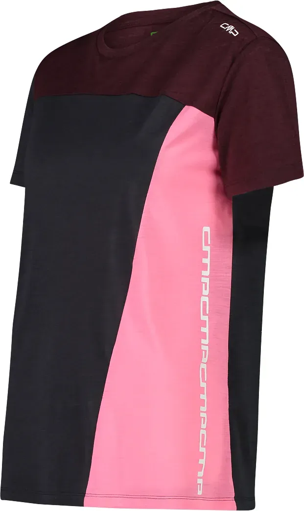 CMP CMP F.Illi Campagnolo CMP Damen T-Shirt aus Merino und recycled Polyester - anthrazit - 40