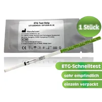 1x ETG / Ethylglucuronide Drogenschnelltest (Alkoholtest im Urin), 500 ng/ml