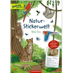 COPPENRATH 63831 Natur-Stickerwelt: Wilde Tiere (Nature Zoom)