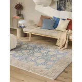 benuta pop Waschbarer Teppich Mara Multicolor 120x170 cm - Vintage-Stil Teppich im Used-Look