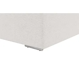 99rooms Phönix Mini Plus Boxspringbett 120x200 cm Webstoff MALMO_NEW Weiß Seitenteil rechts