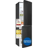 Exquisit KGC5250-85-NF-040D Kühl-Gefrierkombination (247 l, 1885 mm hoch, Schwarz)