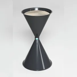 Proregal Klassischer Standascher für Innen- Außenbereich HxBxT 73 x 40 x 40 cm Stahlblech Graphit