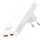 Logilink PA0368 USB Ladegerät USB-A Buchse, USB-C® Buchse Quick Charge 4.0, USB PD 3.0 Weiß