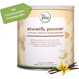 Strunz For You Eiweiß Power Vanille Pulver 750 g