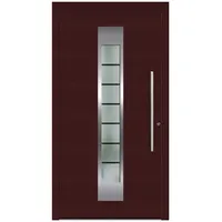 KNOCK Aluminium-Haustür »Terra Nova«, purpur - rot