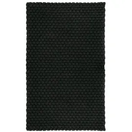 PAD Concept pad Outdoorteppich Uni 52 x 72 cm Polypropylen Schwarz