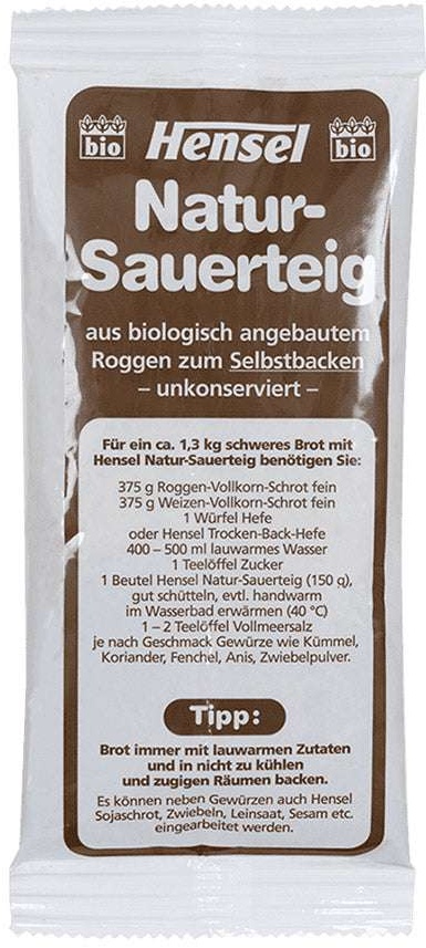 Hensel Natur-Sauerteig Bio 1 Beutel 150g