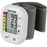 SALTER BPW-9101-EU Automatische Digitales Handgelenk-Blutdruckmessgerät - Speicher für 60 Messungen, Erkennung Enregelmäßigen Herzschlags Und Pulsfrequenz, Enthält Handgelenkmanschette 13,5-21,5cm