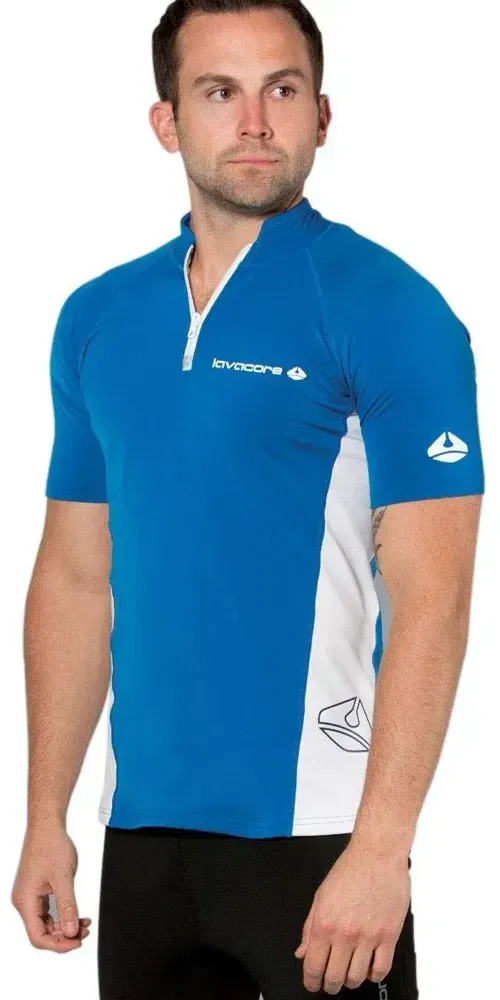 Lavacore Lavaskin Kurzarm-t-shirt - Blue / White - 2XL